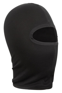 Silk Mens Balaclava - Black