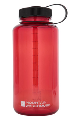 BPA Free Plastic Water Bottle - 1 Litre - Active Red