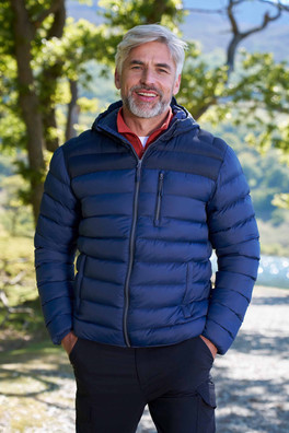 Link Mens Padded Jacket - Dark Blue