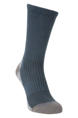 Isocool Mid-Calf Hiker Socks - Navy