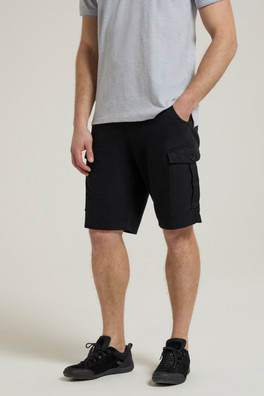 Lakeside Mens Cargo Shorts - Black
