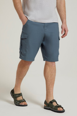 Lakeside Mens Cargo Shorts - Blue