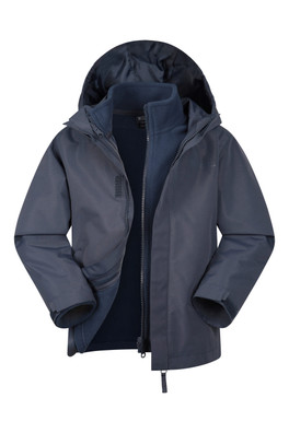 Fell Kids Water-Resistant 3 In 1 Jacket - Navy