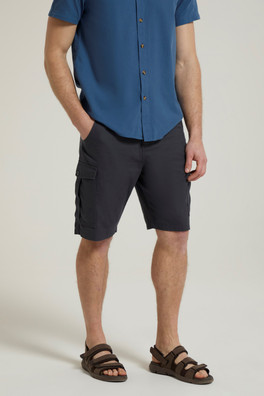 Lakeside Mens Cargo Shorts - Dark Grey