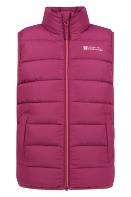 Rocko Kids Padded Gilet - Berry
