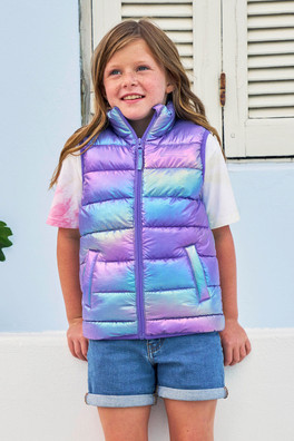 Rocko Kids Padded Gilet - Mermaid