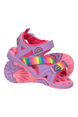 Seaside Junior Sandals - Bright Pink