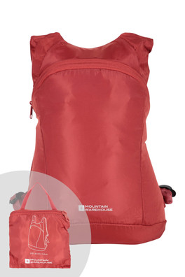 Packable Backpack - Burgundy