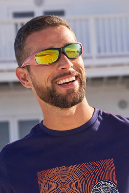 Tortolla Mens Sunglasses - Mirror Lens