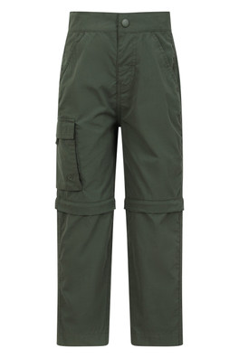 Active Kids Zip Off Trousers - Khaki
