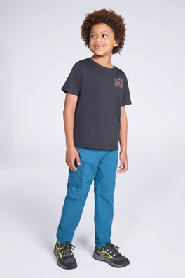 Active Kids Zip Off Trousers - Navy