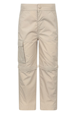 Active Kids Zip Off Trousers - Light Beige