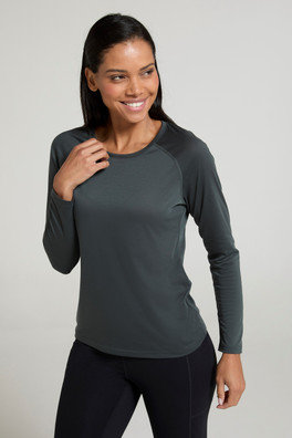 Quick Dry Womens Long Sleeve Top - KHA