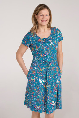 Orchid Patterned Womens UV Dress - Mixed