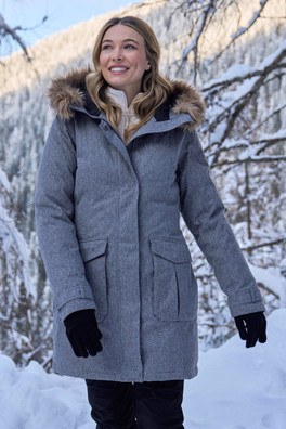 Aurora Extreme Womens Down Waterproof Jacket - Grey