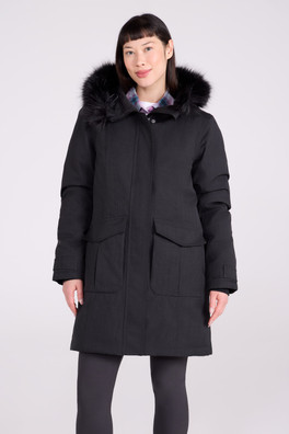 Aurora Extreme Womens Down Waterproof Jacket - Jet Black