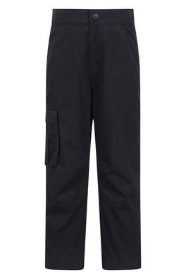 Kids Winter Trek Fleece Lined Trousers - Black