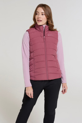 Opal Womens Padded Gilet - Pink