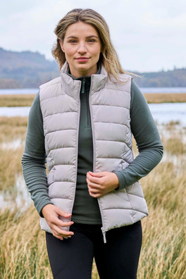 Opal Womens Padded Gilet - Light Beige