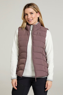 Opal Womens Padded Gilet - Taupe
