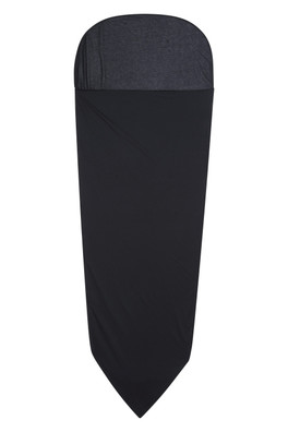 Thermal Mummy Sleeping Bag Liner - Black