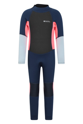 Kids Full 2mm Wetsuit - Bright Pink