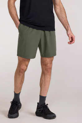 Hurdle Mens Running Shorts - Light Khaki