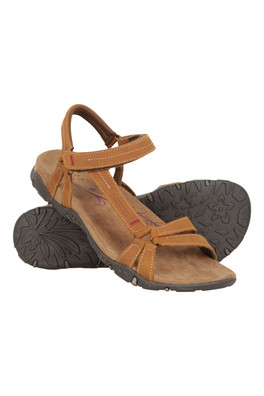 Kokomo Womens Suede Sandals - Light Brown