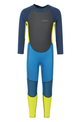 Kids Full 2mm Wetsuit - Bright Blue