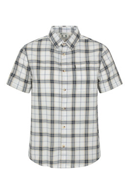 Holiday Mens Short Sleeve Shirt - Off White