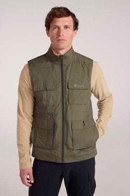 Trek II Mens Gilet - Khaki