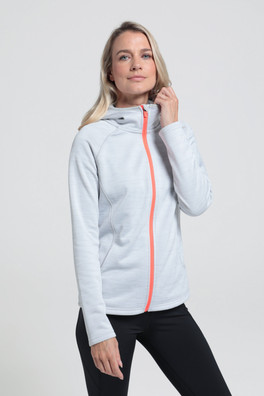 IsoCool Dynamic Chakra Womens Hoodie - Grey