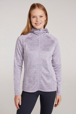 IsoCool Dynamic Chakra Womens Hoodie - Purple