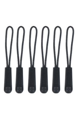 Spare Zip Pullers - 6 Pk - Black