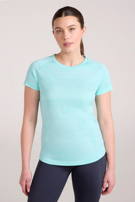 Endurance Striped Womens Tee - Mint