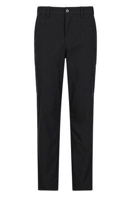 Trek Stretch Mens Trousers - Short length - Jet Black