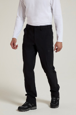 Trek Stretch Mens Trousers - Regular length - Jet Black