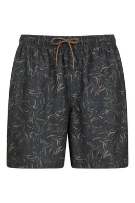 Short de Bain imprimé Aranga - Kaki Pâle