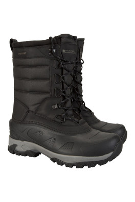 Snow Peak Mens Snow Boots - Charcoal
