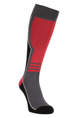 Blitz Mens Ski Socks - Red