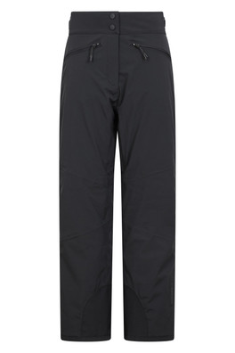 Isola Womens Extreme Waterproof Ski Pants - Short Length - Black