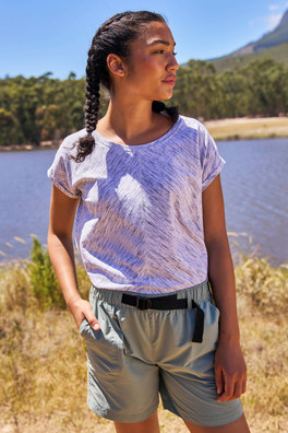 Retreat Slouch Womens T-Shirt - White