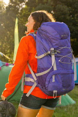 Peru 55L Backpack - Purple