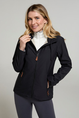 Iona Womens Softshell Jacket - Black
