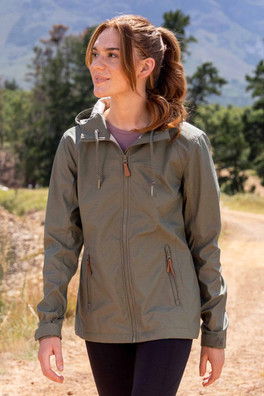Iona Womens Softshell Jacket - Khaki