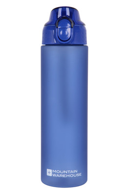 BPA Free Push Lid Water Bottle - 700ml - Cobalt
