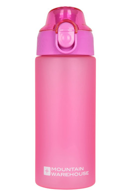 BPA Free Push Lid Water Bottle - 500ml - Fuchsia