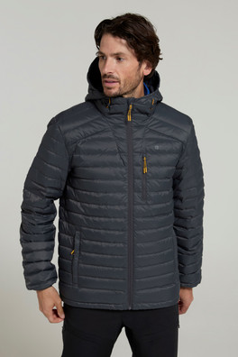 Henry Extreme Mens Down Padded Jacket - Grey