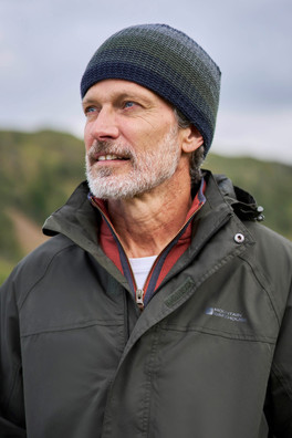 Mirka Mens Borg Lined Thermal Beanie - Khaki