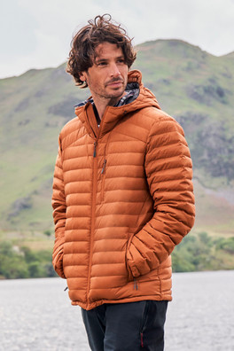 Henry Extreme Mens Down Padded Jacket - Rust